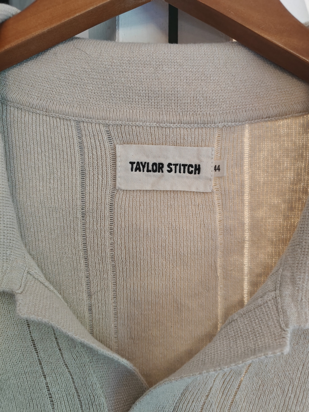 Taylor Stitch Valencia Linen Sweater Polo - Johnny Collar - Picture 3 of 9